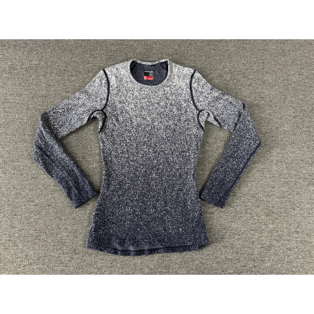 Icebreaker Shirt Womens XS Blue Merino 250 Long Sleeve Thermal Base Layer Top